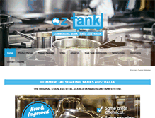 Tablet Screenshot of oztank.com.au